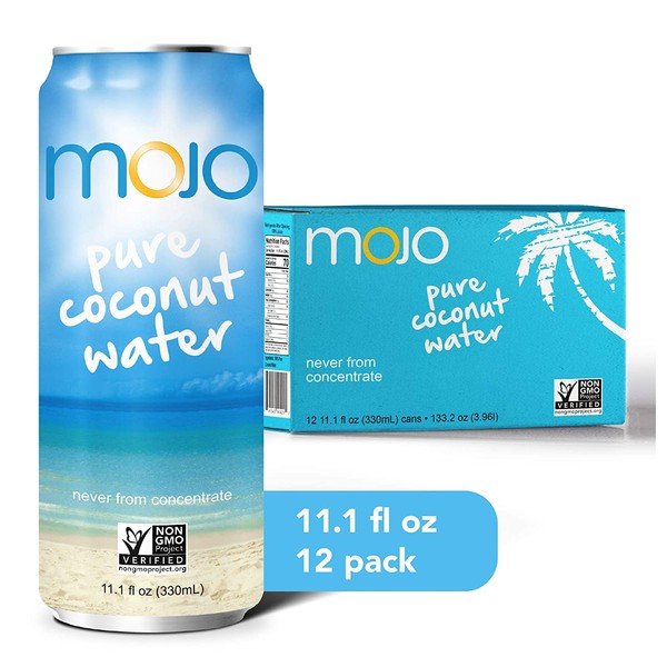MOJO Pure Coconut Water (Pack of 12)