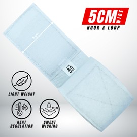 RFG Gears Kids Boxing Hand Wraps - Gel Padded Inner Gloves with Wrist Support - Easy Wraps for Junior Fighters and Youth Combat Sports Gear (White, 2.5 meters)