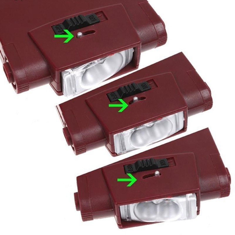 Magnifying Glass Helmet Type Head Mounted Magnifying Glass with LED