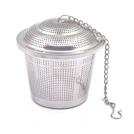 Tea Infuser Reusable Stainless Steel Strainers for Loose Leaf Teas Filter Cage (7x10x9.5cm)