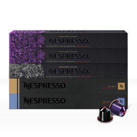 Nespresso, Café Decaffeinato, Paquete de 50 cápsulas de Sistema Original (Incluye 10 cápsulas de cada variedad)