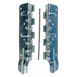 24 FMG Hinges for 6 Mounting Frames Galvanised for Raised Bed or Pallets Attachment Frame (Pack of 24)