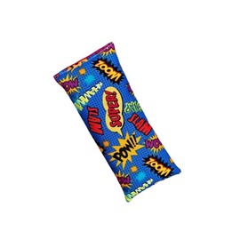 Whiffy Bean Bags Microwave Heating Pad or Ice Pack for Kids, Microwavable Heat Pack or Cold Compress, 9" x 4" (Words, Peppermint)