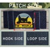 2 PCS Ew People Funny Patch Tactical Embroidered Emblem Hook
