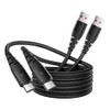 Type-C to A Cable USB C Cable 2-Pack 6FT