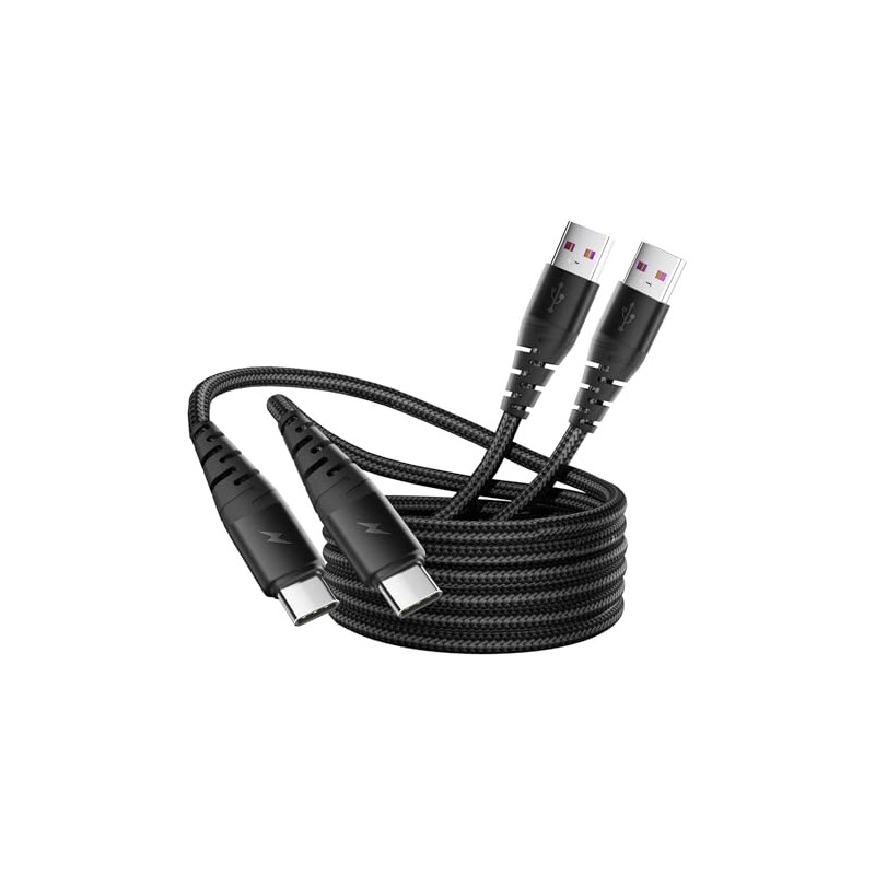 Type-C to A Cable USB C Cable 2-Pack 6FT