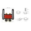 Table Saw Feed Roller, Double Wheel Sliding Guide Roller with