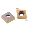 10pcs Tin-Coated CNC Carbide Insert Cutter Indexable Lathe Milling Inserts