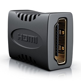CSL - HDMI to HDMI Coupling HQ - Female to Female Adapter Extension - High Speed - Gold-Plated Contacts - 1080p Full HD