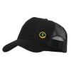 Trainer Red Poke Monster Embroidered Mesh Cap - Black OSFM