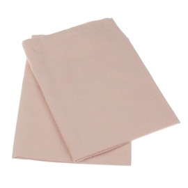 Macosa SA01980_x2 Fabric Napkins Set of 2 Dusky Pink 40 x 40 cm 100% Cotton Decorative Napkins Washable Table Linen Table Decoration Mouth Napkins