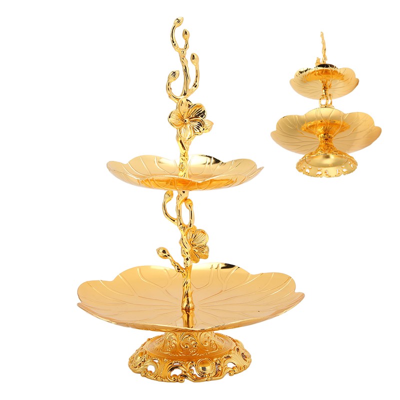 2 Layer Cupcake Stand European Style Gold Cupcake Stand Easy