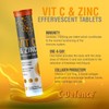Vitamin C 1000mg & Zinc 15mg Orange Flavour Effervescent Tablets