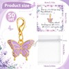 50 Set Light Purple Butterfly Funeral Favors Celebration of Life