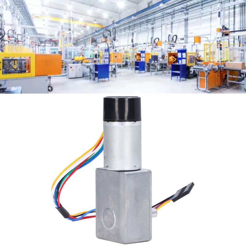 High Torsion Worm Gear Motor Full Metal Self Locking Encoder
