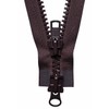 YKK Two Way Slider Zip, No. 570 Brown, 66 cm