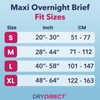 Dry Direct Maxi Overnight Brief (Pack of 15 - Medium)