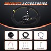 RASTP Universal Racing Steering Wheel Suede Deep Dish 13.58”/345mm 6