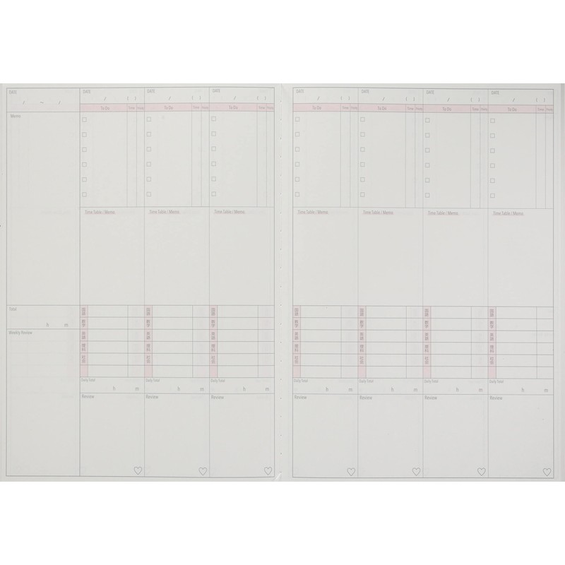 Sunstar Stationery S2638568 Notebook, Study Run Notebook, B5, Week, Miorin,