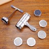 Stainless Steel Manual Noodles Maker, Portable Pasta Maker Noodle Making
