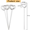 Xutong 50 Heart Memo Clip Folders, Metal, DIY Photo Stand,