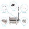 Jiozermi 5 Pack Cabinet Cam Locks Keyed Alike, 3/4" (20mm)