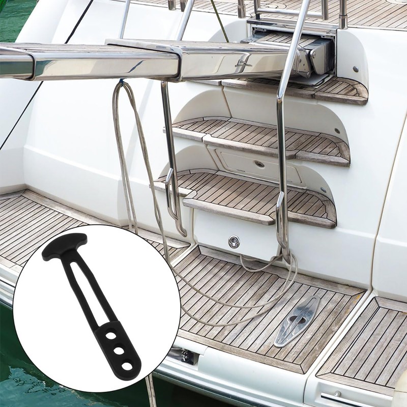 AYLIFU-1 Set Boat Telescoping Ladder Strap, Marine Grade Secure Retaining