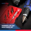 NEIKO 10169A Step Drill Bit Set and Automatic Center Punch