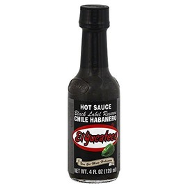 El Yucateco Chile Habanero Black Label Reserve Hot Sauce 4.0 OZ (Pack of 2) by El Yucateco