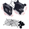 JZK 80mm Dual 5V USB DC cooling fan with 3