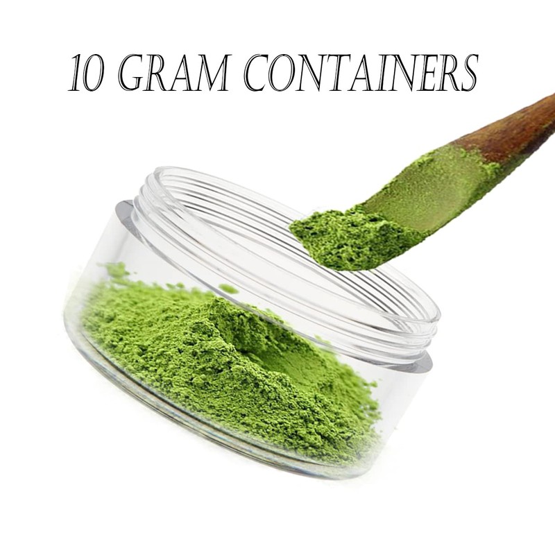 ZEJIA 10 Gram Cosmetic Containers 10pcs Sample Jars with Lids