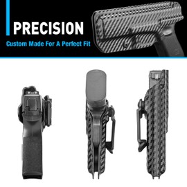 IWB Holster Compatible with Sig P365/P365 SAS, Carbon Fiber Holster Inside Waistband IWB Conceal Carry P365 Holster and P365 SAS Holster, Adjustable Cant and Retention