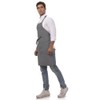 Chef Works Delantal de carnicero unisex, Gris