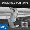 4" Inch Filter Replacement - Round Duct Filter System -
