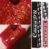 Glitter Lip Gloss, Red Lipgloss Lipstick, Plumping Metallic Sparkly Diamond