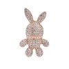 Cute Animal Rabbit Brooch Pin for Women Girls gold plated
