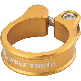 Wolf Tooth Components Seatpost Clamp Gold, 39.7Mm