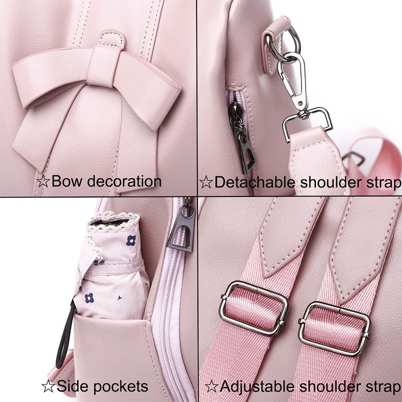 XingChen Backpacks and Purses for Women PU Leather Anti-theft Fashion
