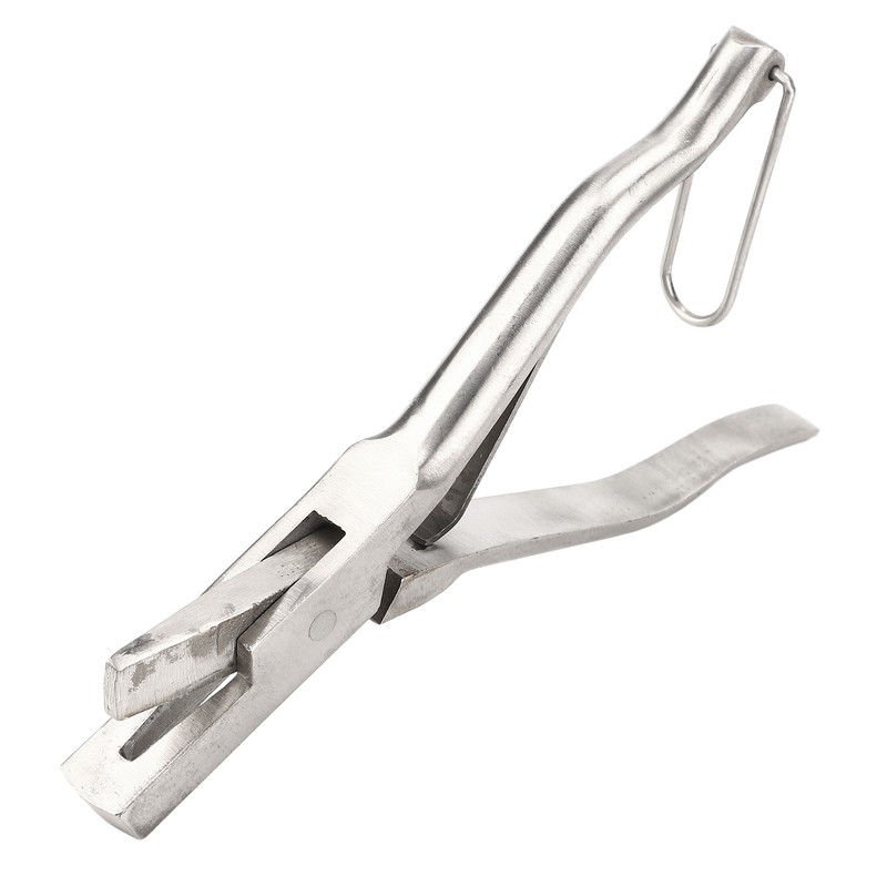 Pig Ear Tag Plier Stainless Steel Animal Ear Notcher with