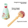 VIGAR Dolls – Dish Brush, Plastic, blue/pink