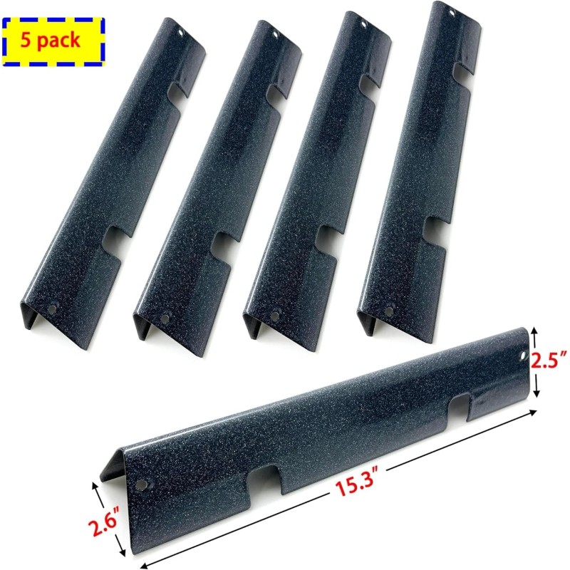 DwellWel Flavorizer Bars and 69787 Grill Burner for Weber Spirit