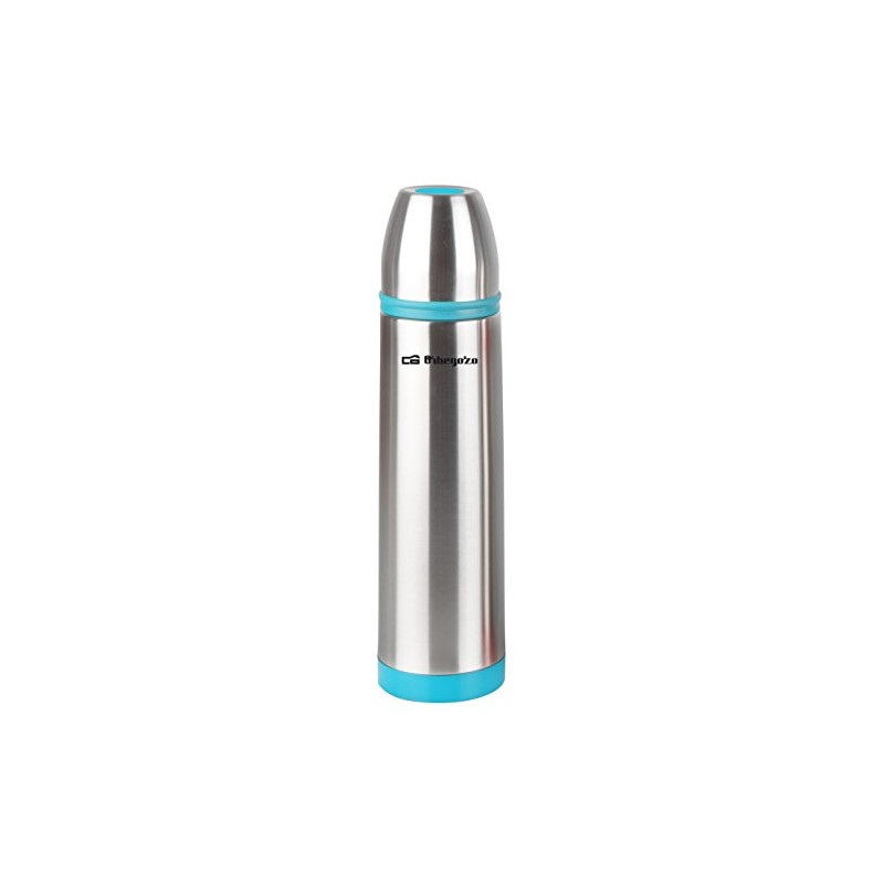 Orbegozo TRL 370 Thermoskanne, Edelstahl, 350 ml, türkis