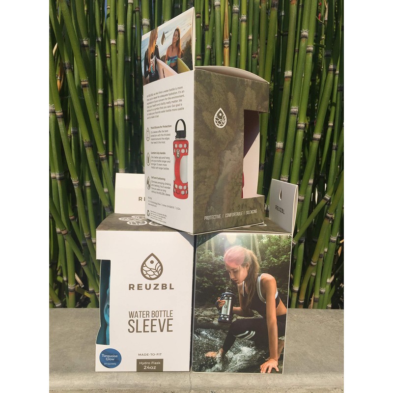 REUZBL Bottle Bumper Silicone Boot Sleeve Protector Accessories with Handle