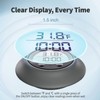 Silicone Cover Ice Bath Thermometer with Timer, Waterproof Floating Water