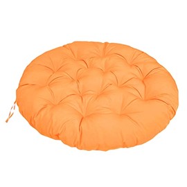 Lifup Water Resistant Papasan Cushion, Rocker Chair Pads, Hammock Seating Cushion for Hanging Egg Chair Folding Garden Sofa Patio Garden Swing Chair Orange Round 24"