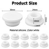 Pack of 10 Sink Overflow Covers, Overflow Covers for Sinks,