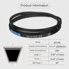 sourcing map BX109 EPDM V-Belt, Raw Edge Cogged Industrial Rubber