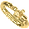 uGems 3 Link Locks 14K GP Gold Plated Sterling Silver