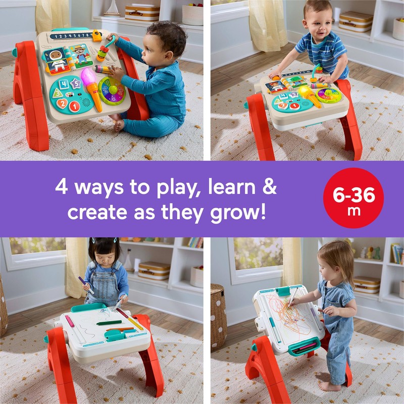 Fisher-Price Baby & Toddler Toy Laugh & Learn 4-in-1 Activity