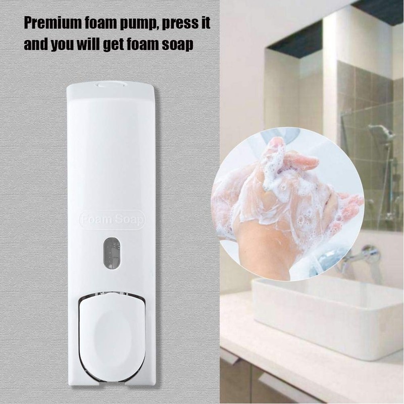 Soap Dispenser Wall Mount Foaming, 600ml Wall Mounted Manual Foam